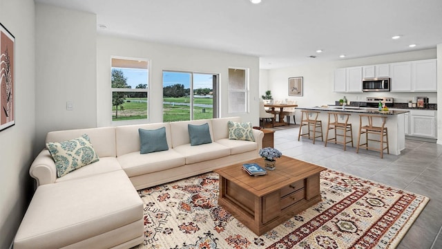 8600 Bridgeport Bay Cir, Mount Dora, FL 32757 - view of tiled living room