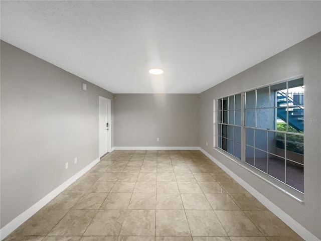 view of tiled empty room