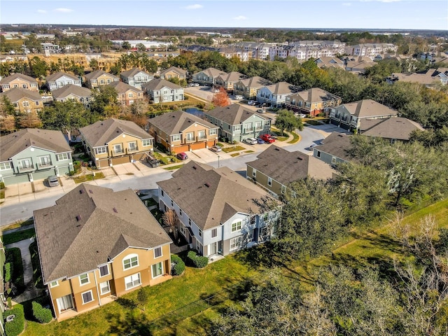 bird's eye view featuring a residential view