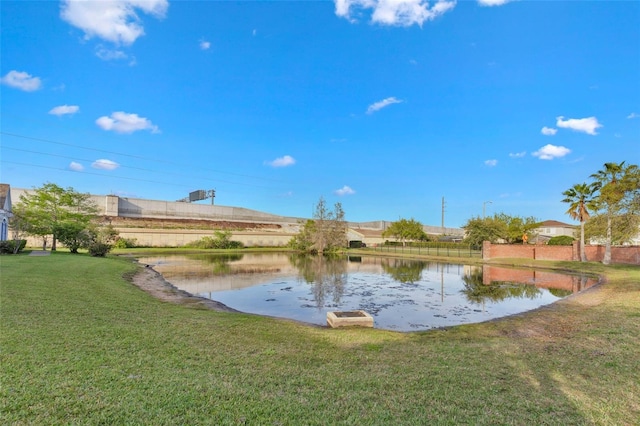 view of water feature