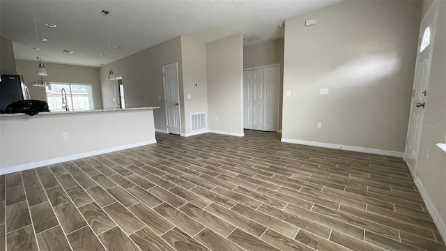 view of unfurnished living room