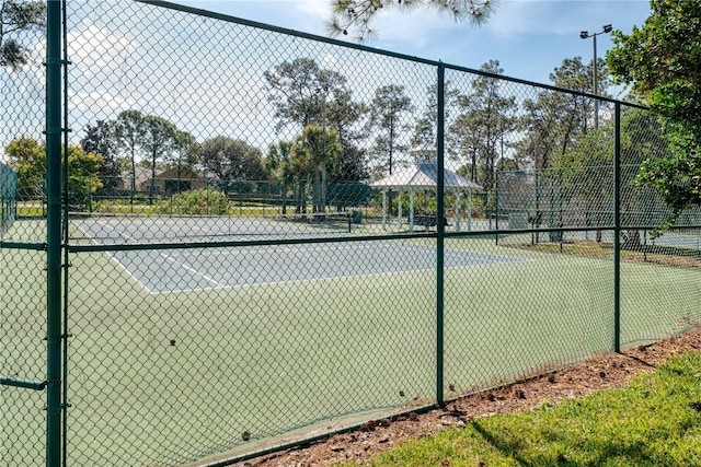 view of sport court