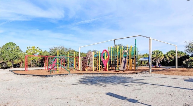 view of play area