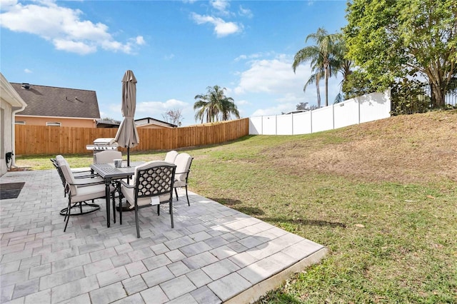 view of patio