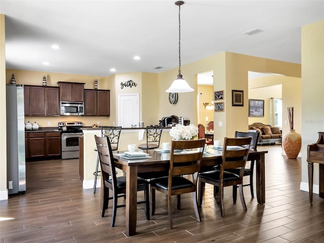 view of dining area