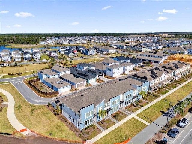 bird's eye view featuring a residential view