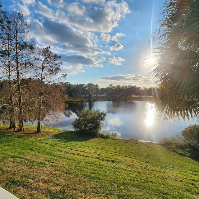 property view of water