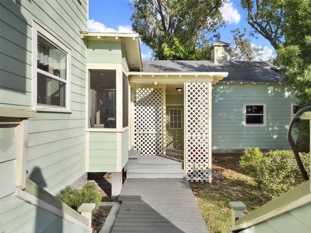 view of property entrance