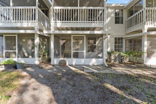 view of rear view of property