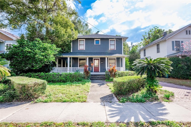 view of front of house featuring a porch