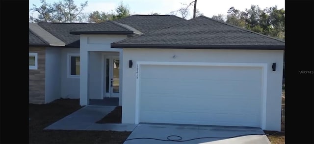 ranch-style house with a garage