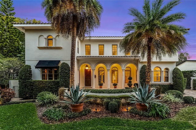 view of mediterranean / spanish-style home