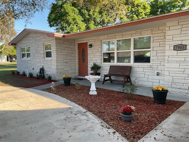 view of ranch-style home