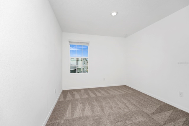 empty room with carpet floors