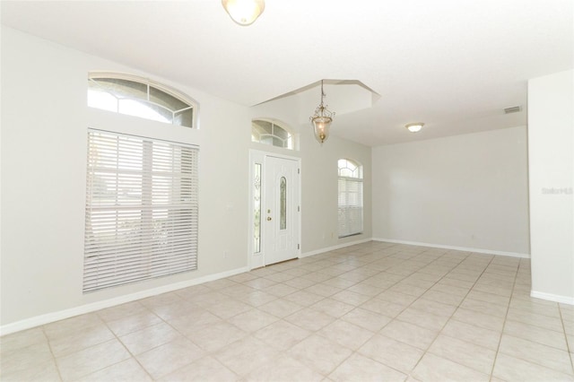 view of tiled entryway