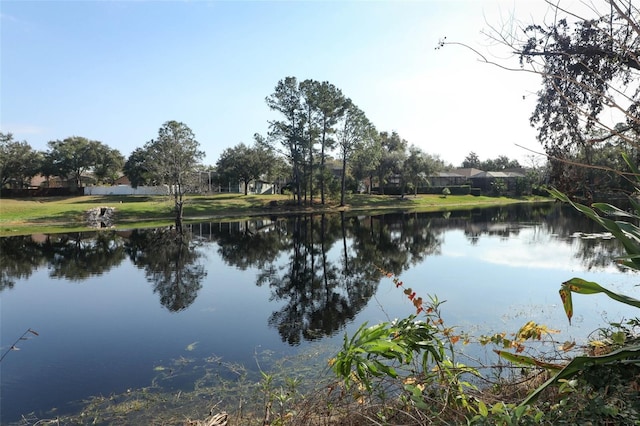 property view of water