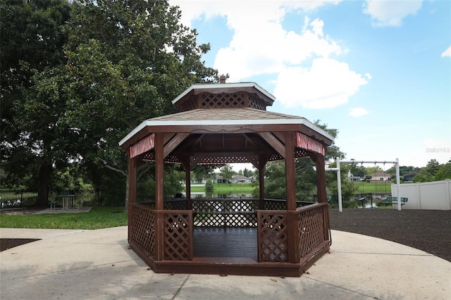 surrounding community featuring a gazebo