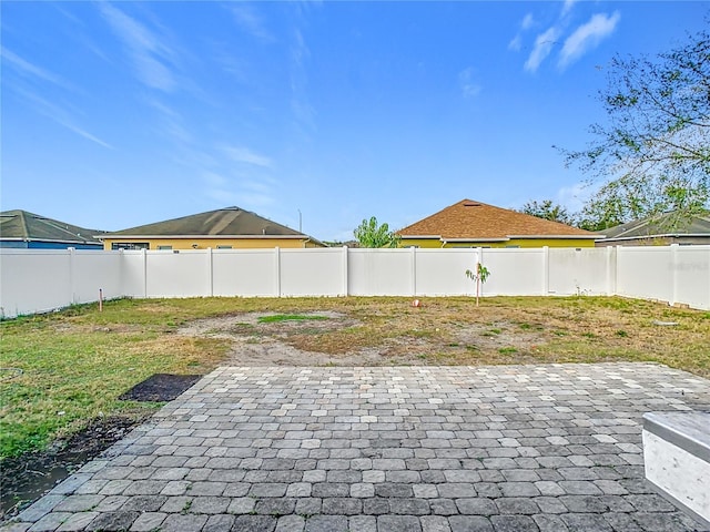 view of patio / terrace with a fenced backyard