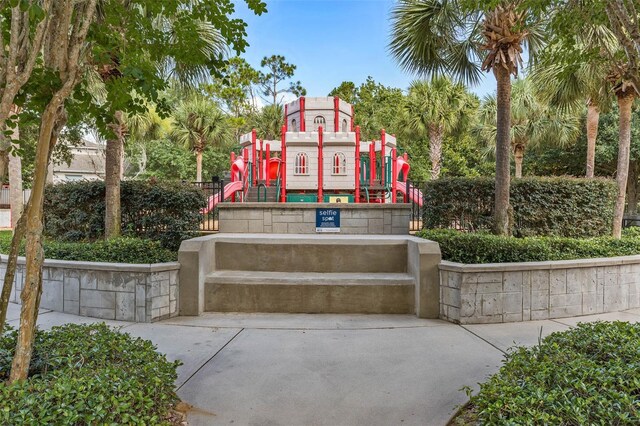 surrounding community featuring a playground