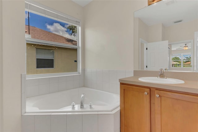 11530 57th Street Cir E, Parrish, FL 34219 - bathroom with vanity and a garden tub