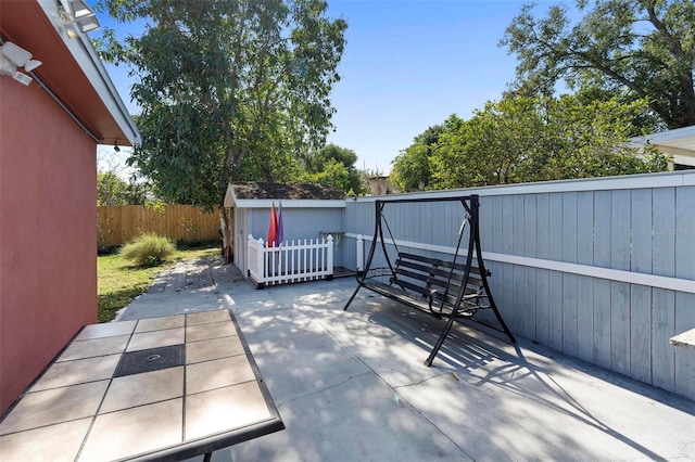 view of patio