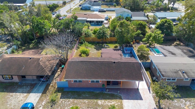 drone / aerial view