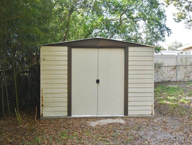 view of outbuilding