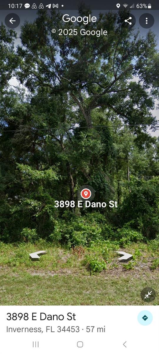 3898 E Dano St, Inverness FL, 34453 land for sale