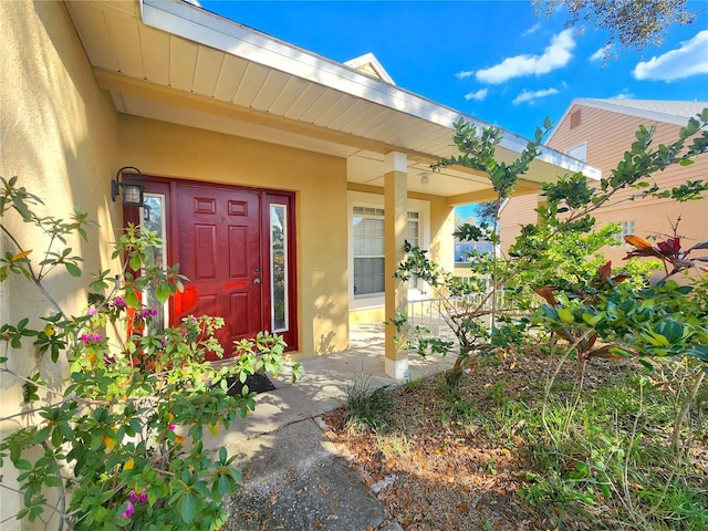 view of property entrance