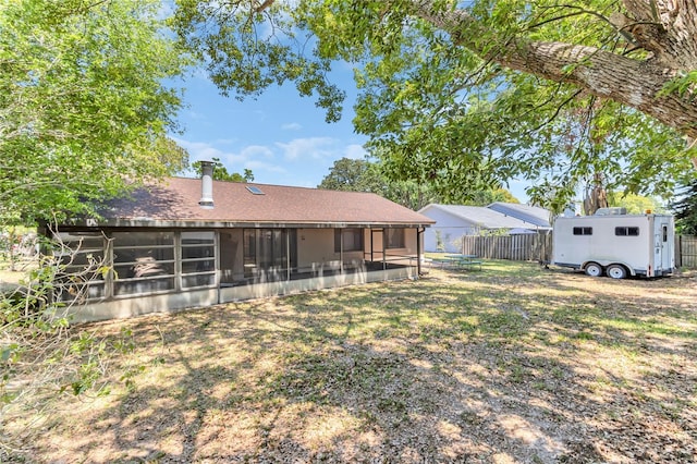 3547 Medford Rd, Casselberry, FL 32707 - back of house with a sunroom