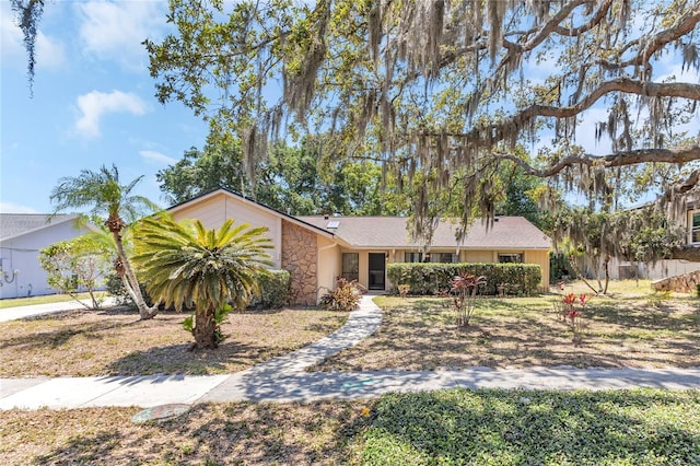 3547 Medford Rd, Casselberry, FL 32707 - view of front of property featuring stone siding