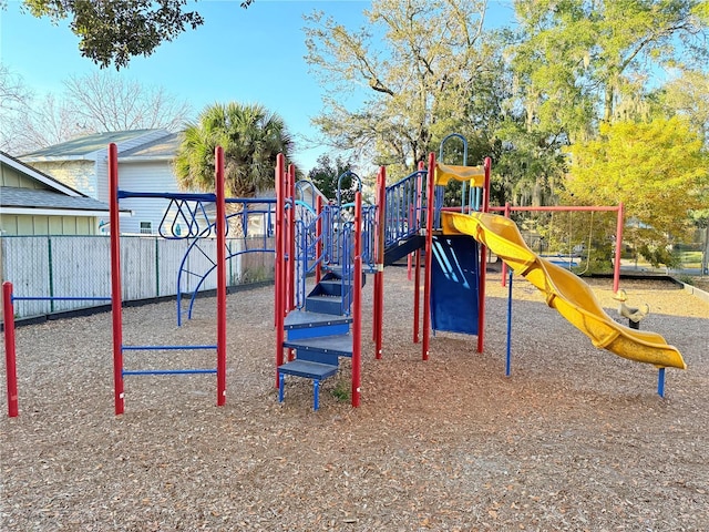 view of play area