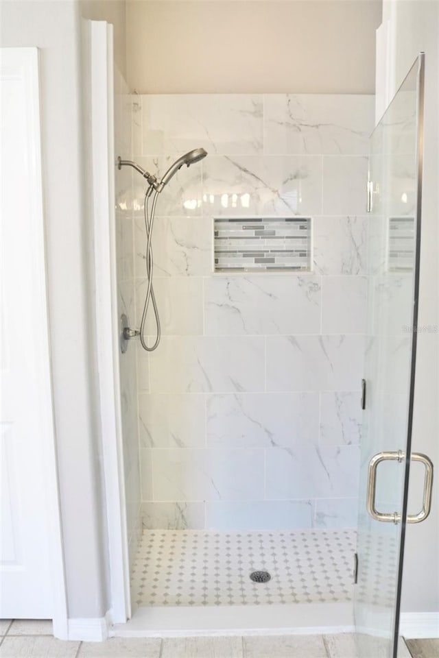 full bath featuring a stall shower