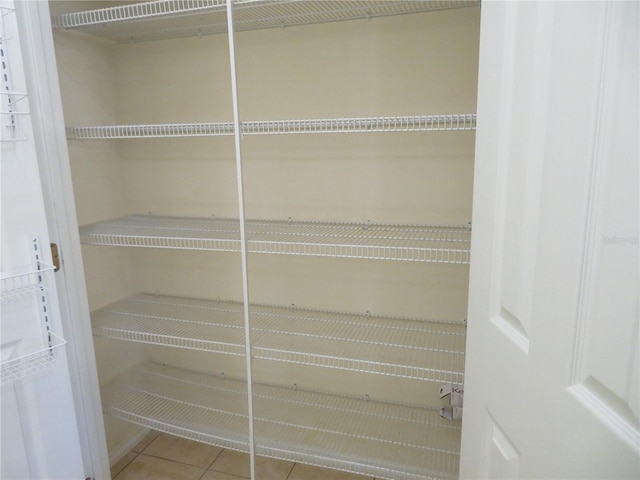 view of pantry