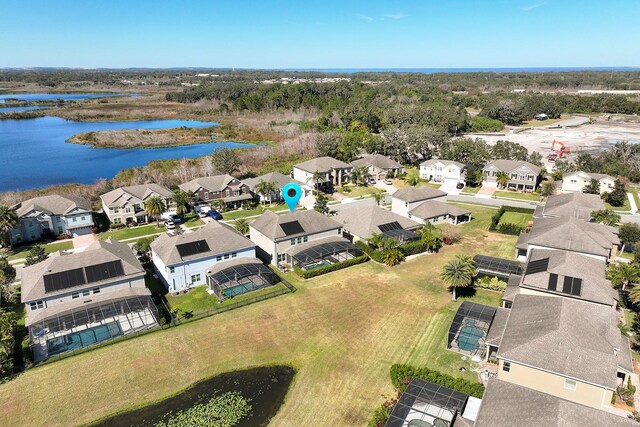 15165 Heron Hideaway Cir, Winter Garden, FL 34787 - aerial view featuring a water view