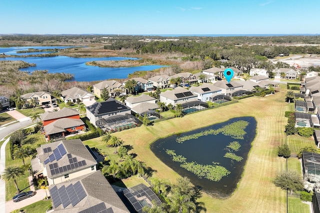 15165 Heron Hideaway Cir, Winter Garden, FL 34787 - drone / aerial view with a water view