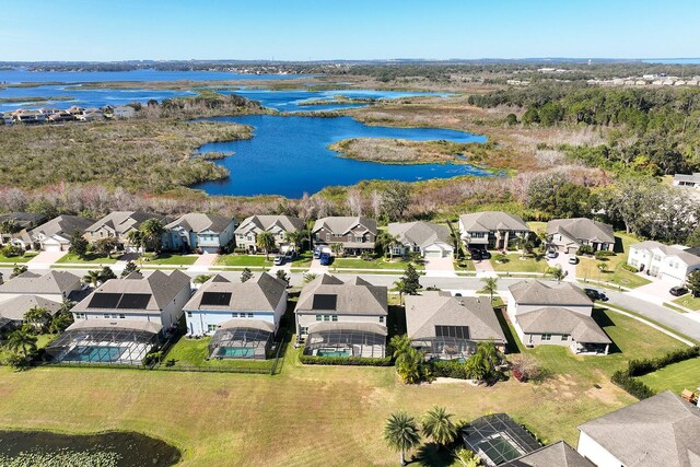 15165 Heron Hideaway Cir, Winter Garden, FL 34787 - bird's eye view with a water view