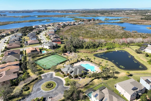 15165 Heron Hideaway Cir, Winter Garden, FL 34787 - bird's eye view featuring a water view