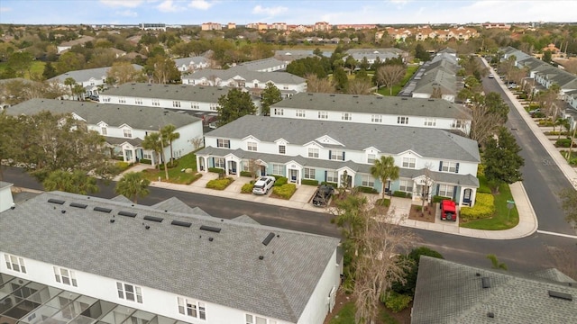 drone / aerial view featuring a residential view