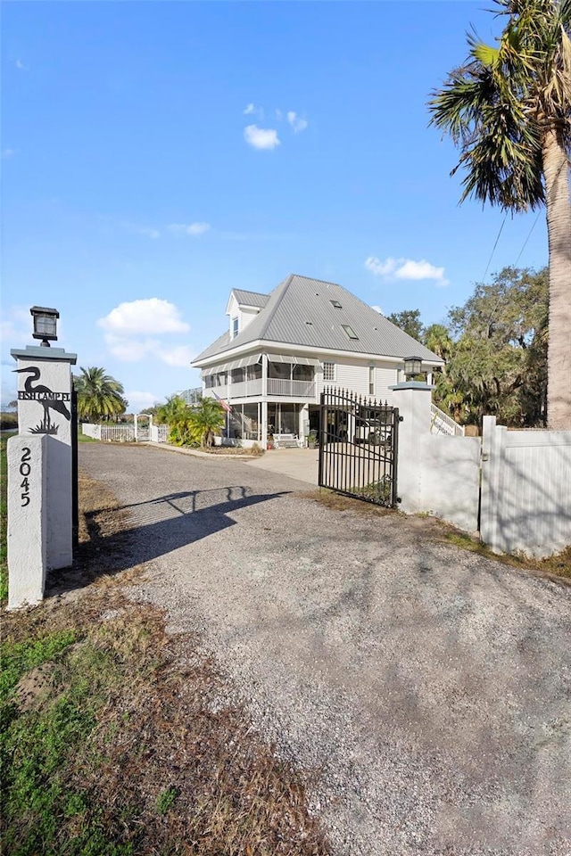 view of rear view of house