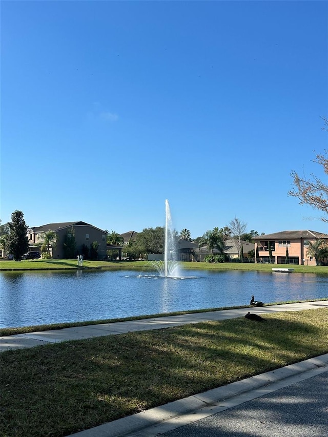 property view of water