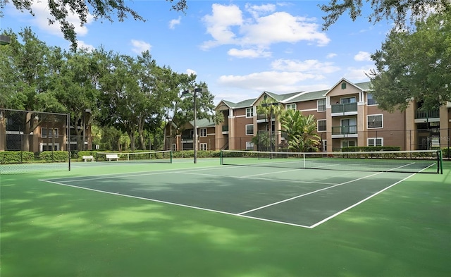 view of sport court