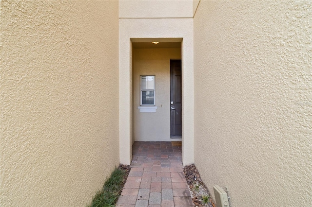 3257 Villa Strada Way, Orlando, FL 32835 - property entrance featuring stucco siding