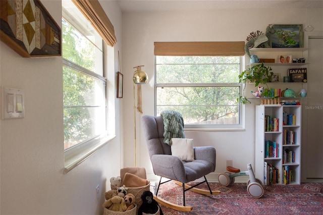 view of sitting room