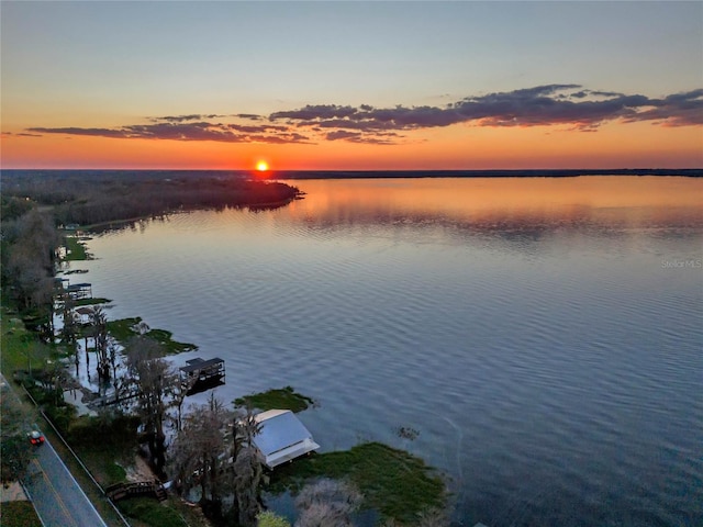 property view of water