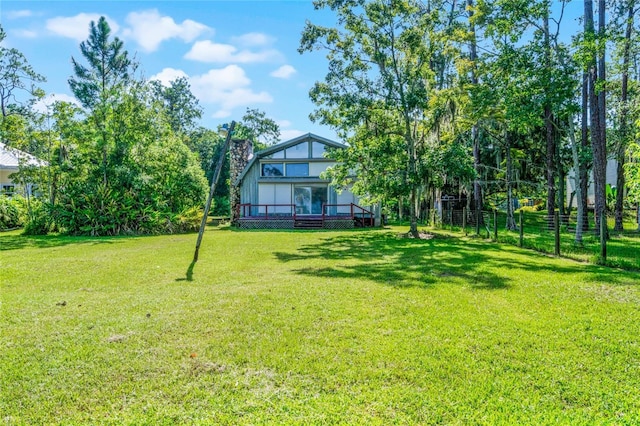 view of yard