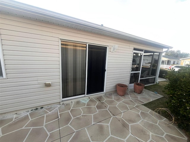 exterior space featuring a patio area