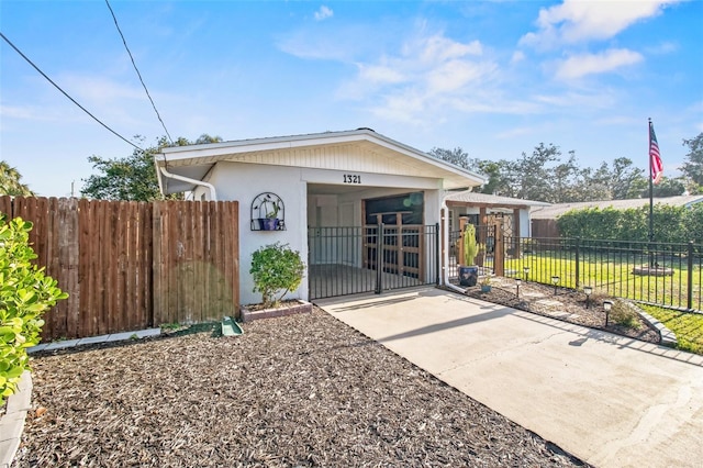 view of front of home