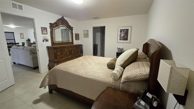 view of tiled bedroom