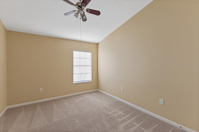 6912 Hochad Dr, Orlando, FL 32819 - spare room with ceiling fan and carpet